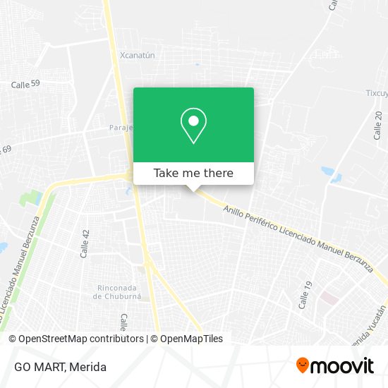 GO MART map