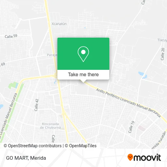 Mapa de GO MART