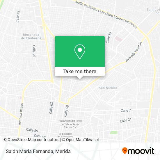 Mapa de Salón Maria Fernanda