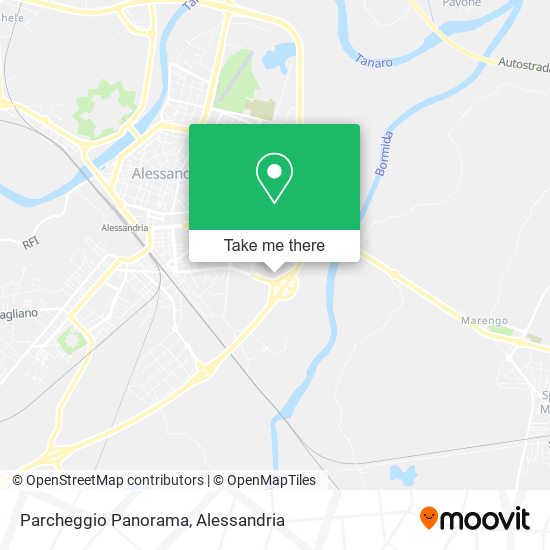 Parcheggio Panorama map