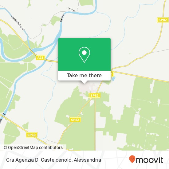 Cra Agenzia Di Castelceriolo map