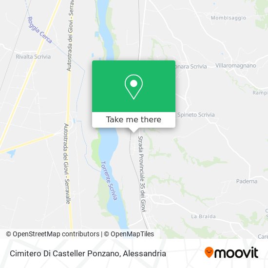Cimitero Di Casteller Ponzano map