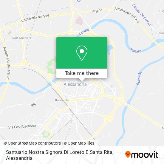 Santuario Nostra Signora Di Loreto E Santa Rita map