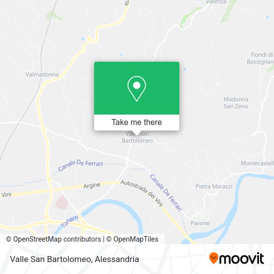 Valle San Bartolomeo map