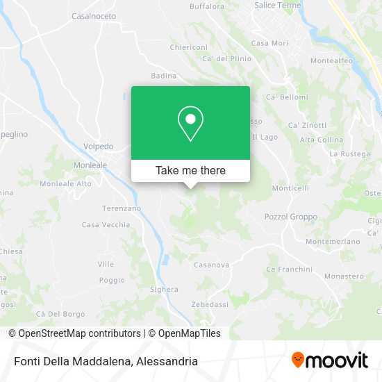 Fonti Della Maddalena map