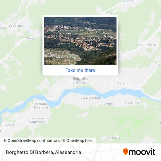 Borghetto Di Borbera map