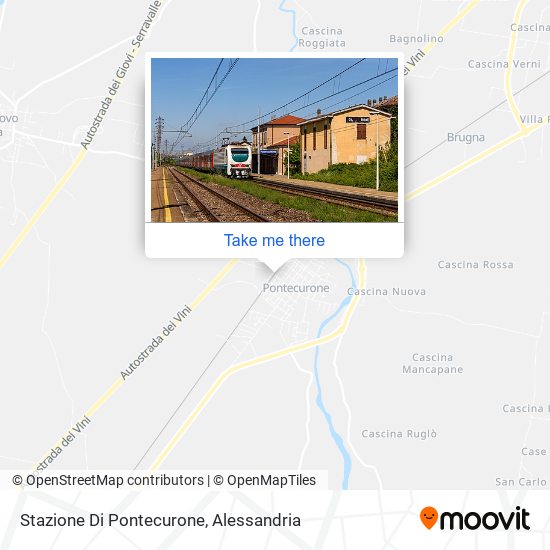 Stazione Di Pontecurone map