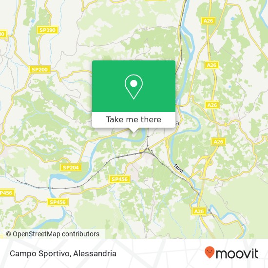 Campo Sportivo map