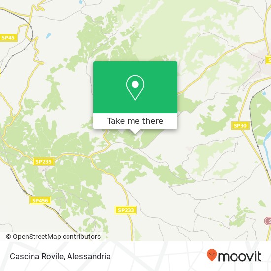 Cascina Rovile map