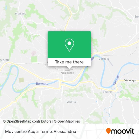 Movicentro Acqui Terme map