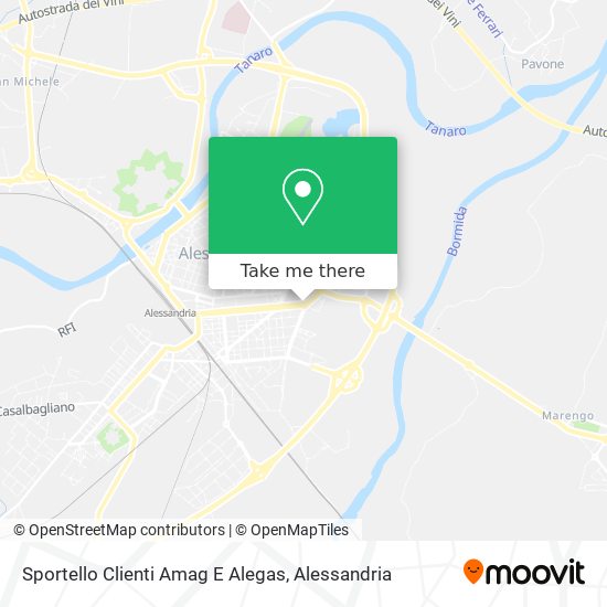 Sportello Clienti Amag E Alegas map
