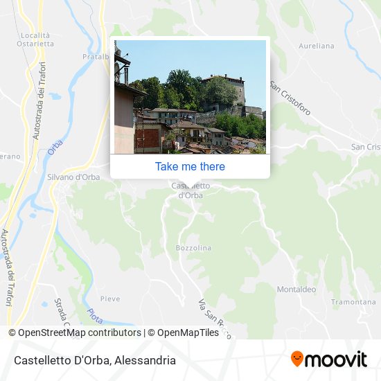 Castelletto D'Orba map