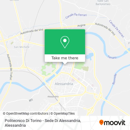 Politecnico Di Torino - Sede Di Alessandria map