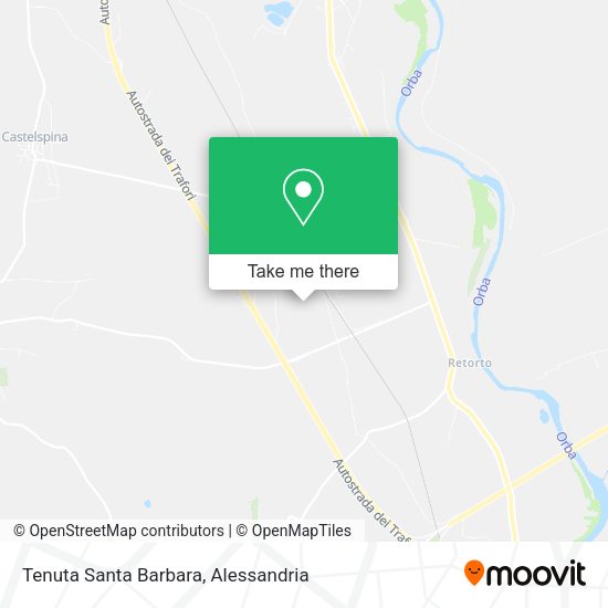 Tenuta Santa Barbara map