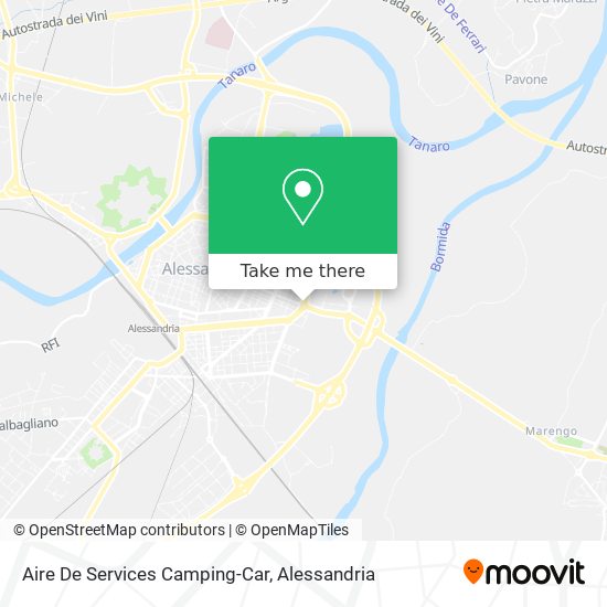Aire De Services Camping-Car map