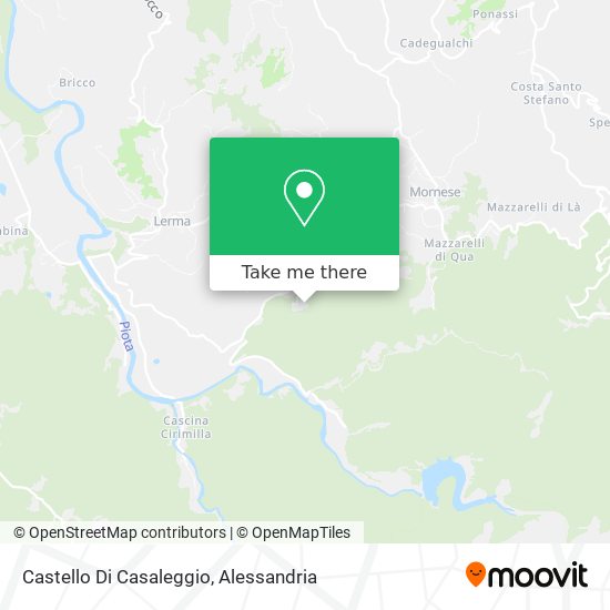 Castello Di Casaleggio map