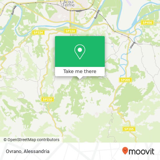 Ovrano map