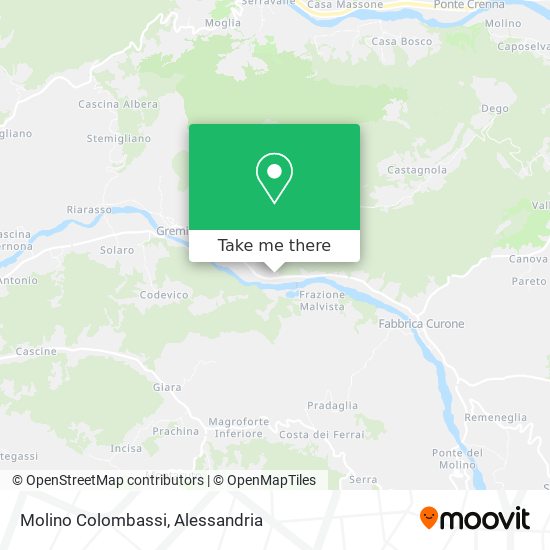 Molino Colombassi map