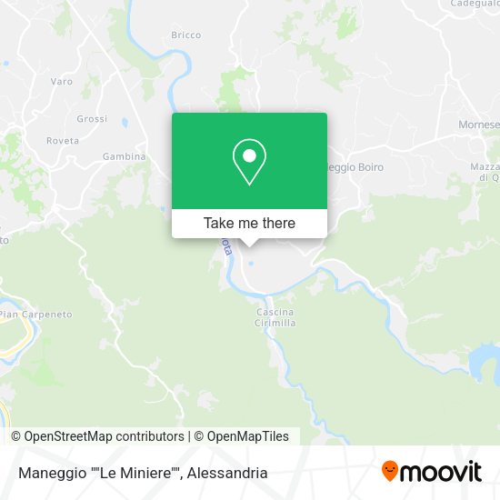 Maneggio "Le Miniere" map