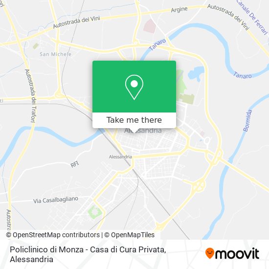 Policlinico di Monza - Casa di Cura Privata map