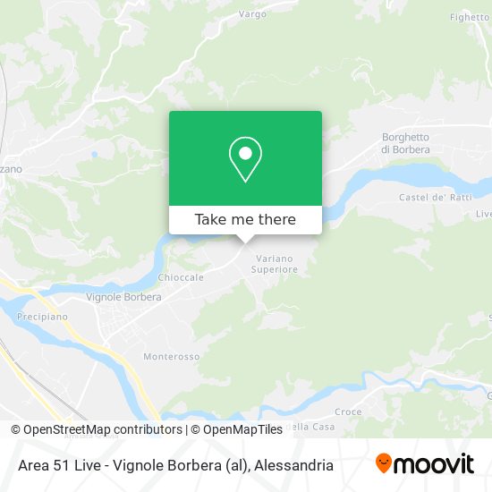 Area 51 Live - Vignole Borbera (al) map