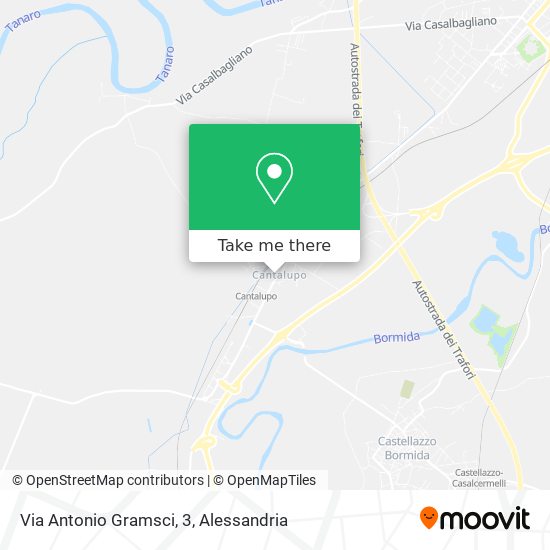 Via Antonio Gramsci, 3 map