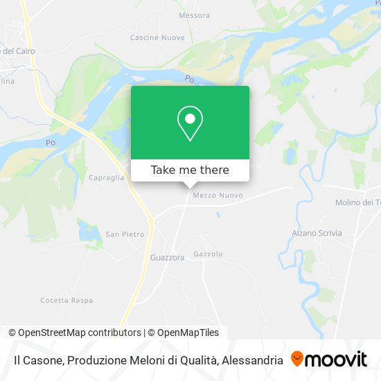Il Casone, Produzione Meloni di Qualità map
