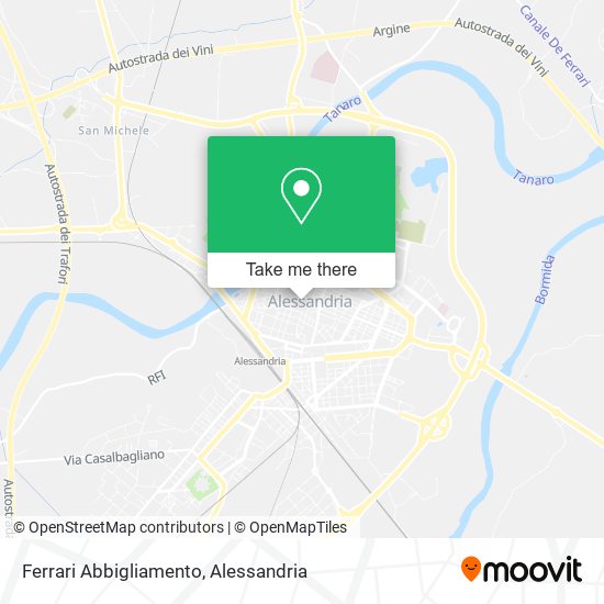 Ferrari Abbigliamento map
