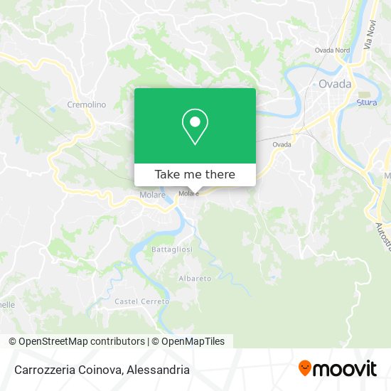 Carrozzeria Coinova map