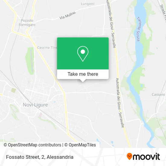 Fossato Street, 2 map