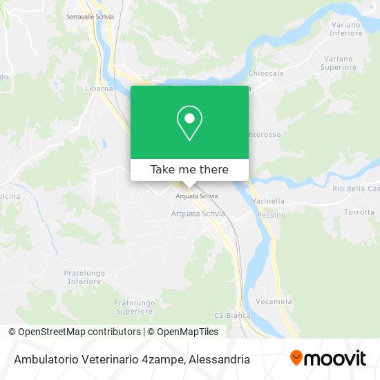 Ambulatorio Veterinario 4zampe map