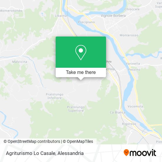 Agriturismo Lo Casale map