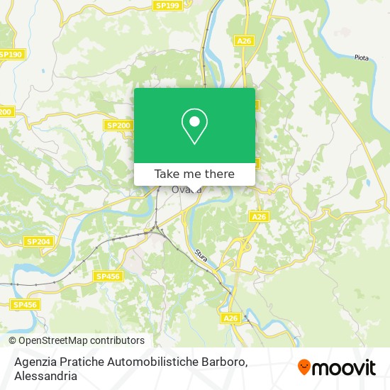 Agenzia Pratiche Automobilistiche Barboro map