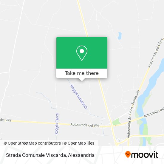 Strada Comunale Viscarda map