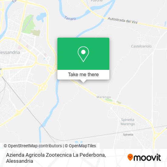Azienda Agricola Zootecnica La Pederbona map