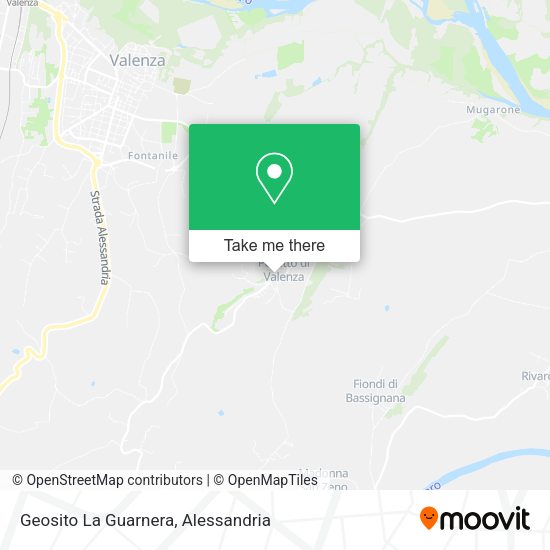 Geosito La Guarnera map