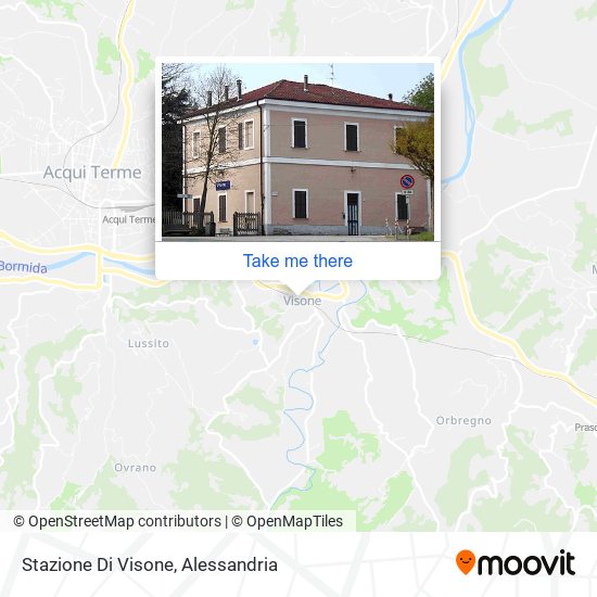 Stazione Di Visone map