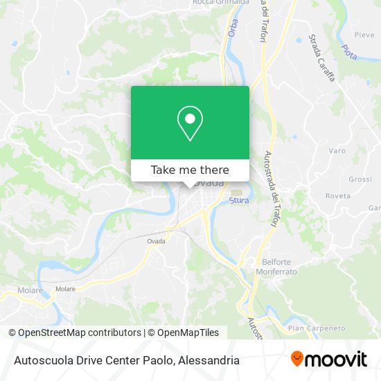 Autoscuola Drive Center Paolo map