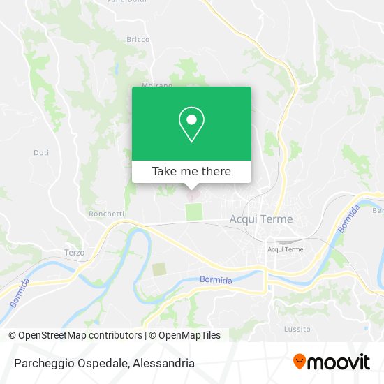 Parcheggio Ospedale map