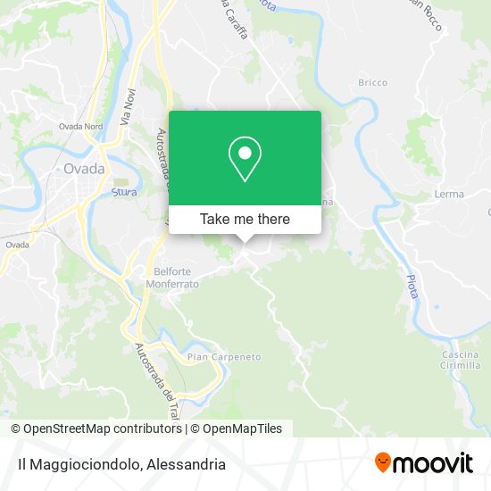 Il Maggiociondolo map