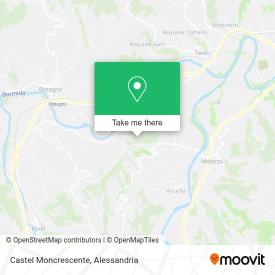 Castel Moncrescente map