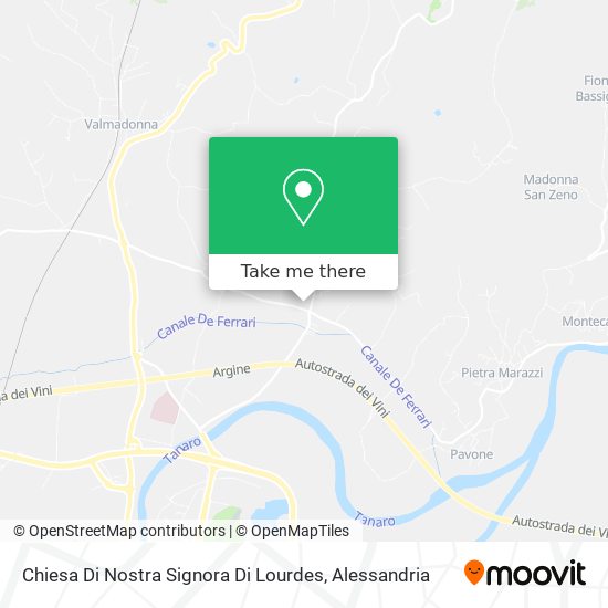 Chiesa Di Nostra Signora Di Lourdes map