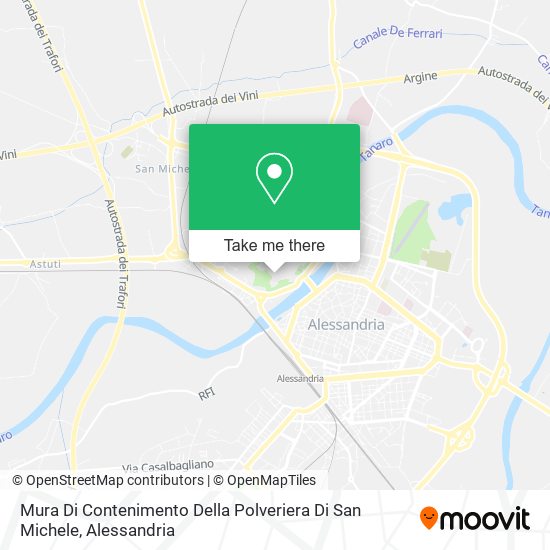 Mura Di Contenimento Della Polveriera Di San Michele map