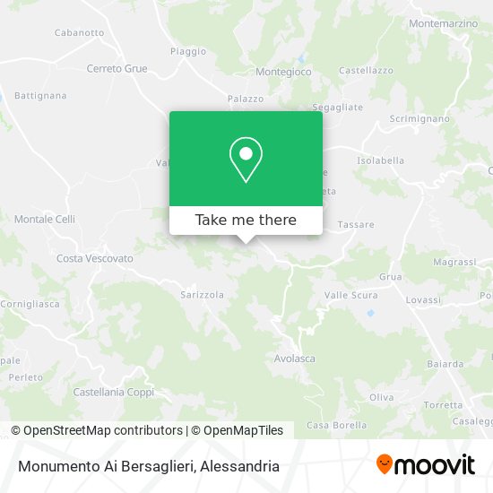 Monumento Ai Bersaglieri map