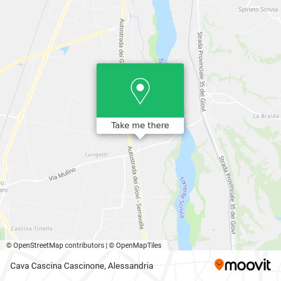 Cava Cascina Cascinone map