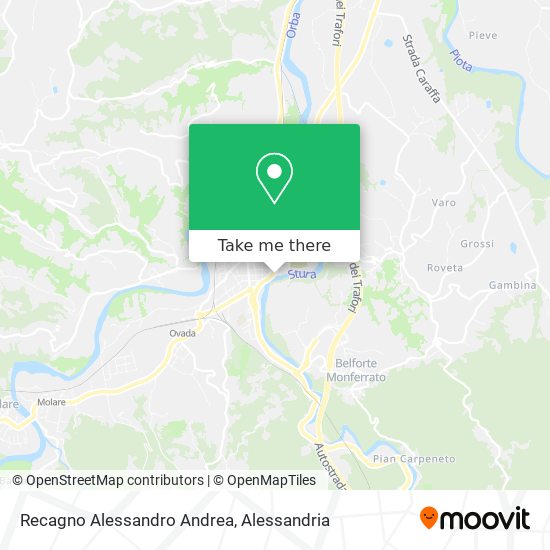 Recagno Alessandro Andrea map