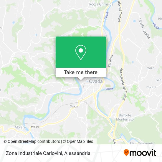 Zona Industriale Carlovini map