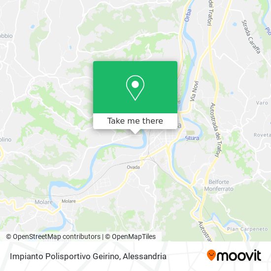 Impianto Polisportivo Geirino map
