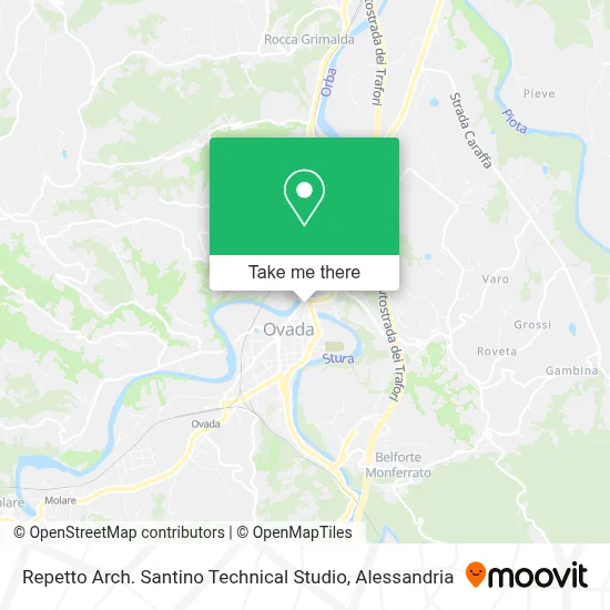 Repetto Arch. Santino Technical Studio map