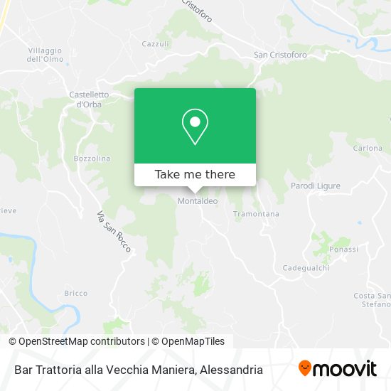 Bar Trattoria alla Vecchia Maniera map